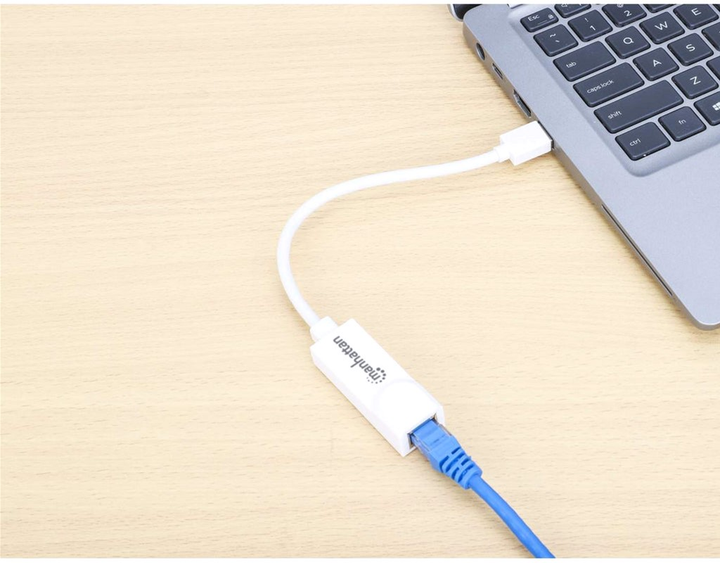 Adapter Manhattan USB 3.0 - Ethernet RJ45 1000 Mb (506847) - obraz 5