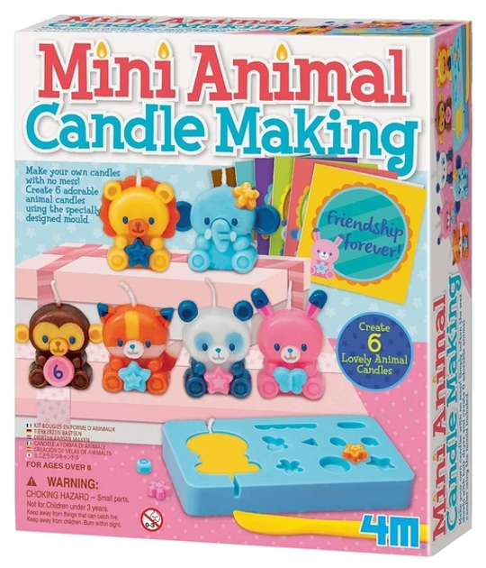 Zestaw do robienia świec 4M Zwierzątka z wosku (4681) - obraz 1