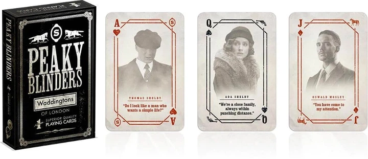 Karty do gry Zwycięskie ruchy PEAKY BLINDERS Waddingtons No.1 Peaky daszki (5036905044998) - obraz 5