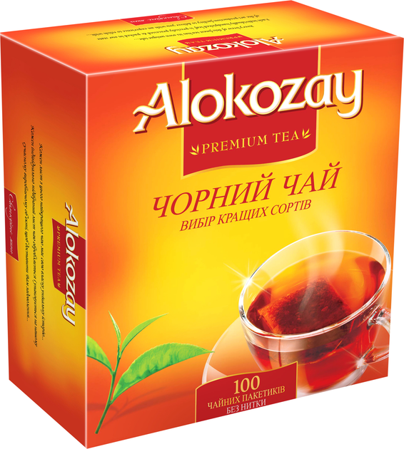 Акція на Чай чорний Alokozay в пакетиках 2 г х 100 шт від Rozetka