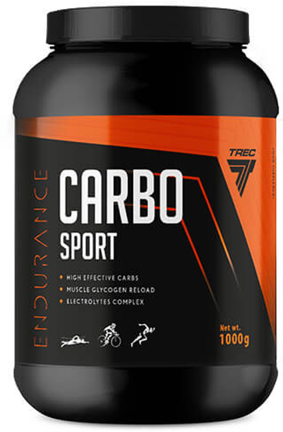 Вуглеводно-мінеральна добавка Trec Nutrition Carbo Sport 1000 г Банка Ананас (5902114040291) - зображення 1