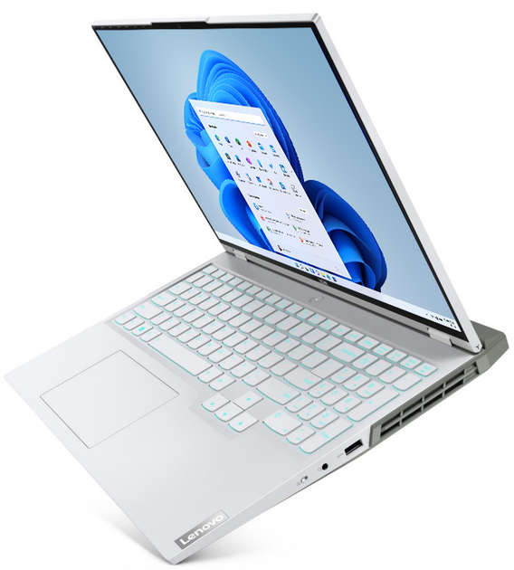 Ноутбук Lenovo Legion 5 Pro 16IAH7H (82RF00K6PB) Glacier White - зображення 2