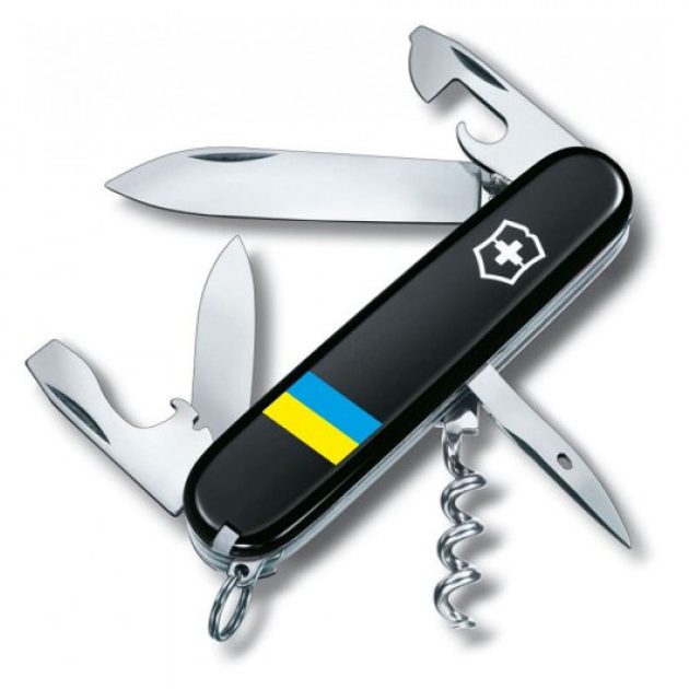Нож Victorinox Spartan Ukraine 91мм Флаг Украины (1049-Vx13603.3_T1100u) - изображение 1