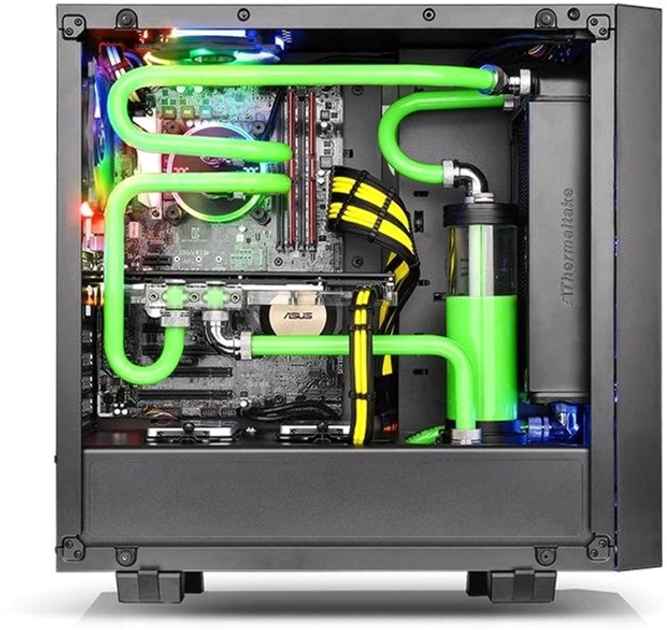 Obudowa Thermaltake Core G21 Tempered Glass Edition Black (CA-1I4-00M1WN-00) - obraz 14