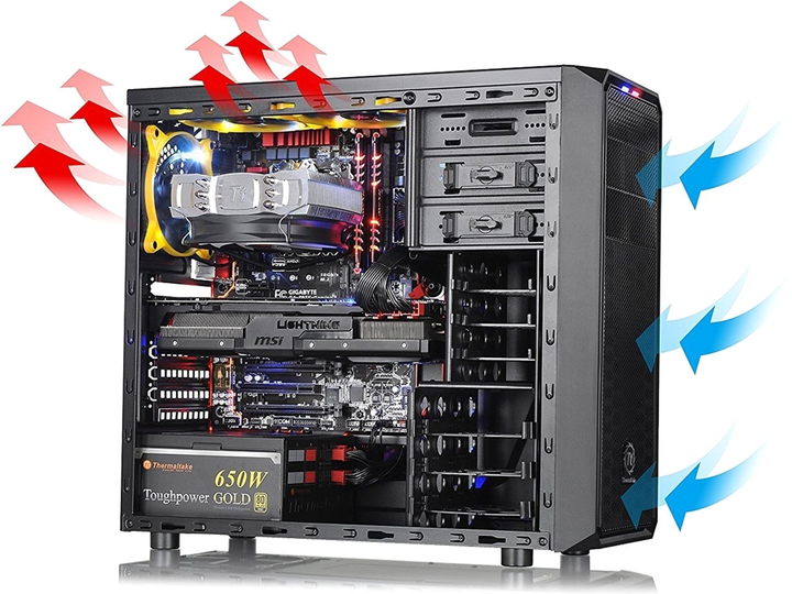 Obudowa Thermaltake Versa H25 Czarna (CA-1C2-00M1NN-00) - obraz 10