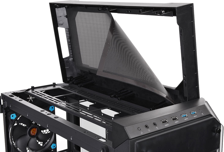 Obudowa Thermaltake View 71 Tempered Glass Edition Czarne (CA-1I7-00F1WN-00) - obraz 5