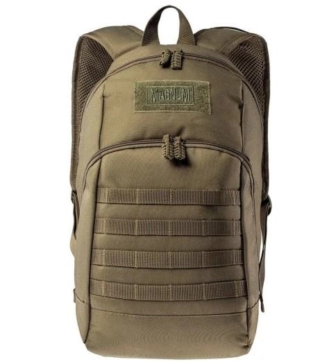 Рюкзак сумка Magnum Kamel 15л Олива (Alop) ранец с двумя широкими мягкими лямками и ручкой для перенос полиэстр непромокаемый для походов и туризма - изображение 1