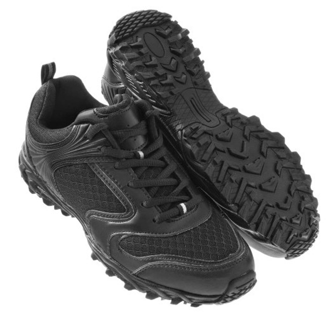 Трекінгове взуття Mil-Tec Outdoor 40 розмір з підвищеною амортизацією для зимових маршрутів зміцнені манжети Чорний - зображення 1