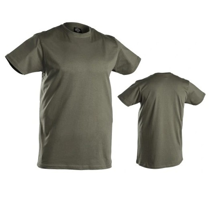 Тактична футболка Mil-Tec бавовна XL Олива (Alop) - зображення 1