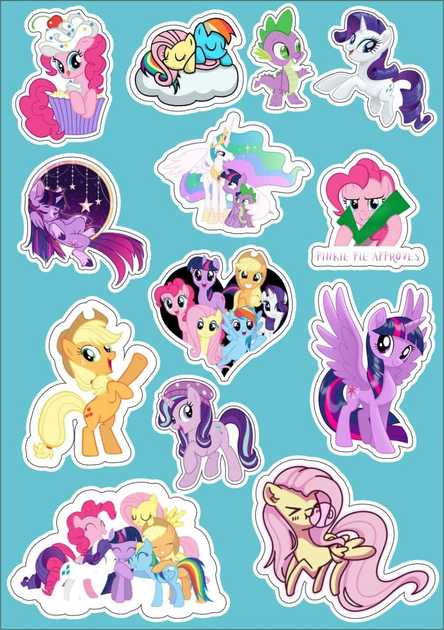 Игровой набор из 9 пони Май Литл Пони Дружба - это чудо My Little Pony Friendship is Magic