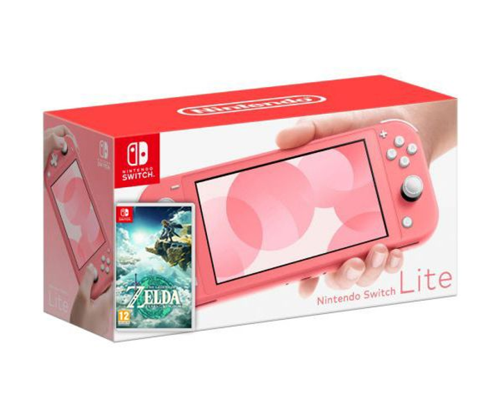 Nintendo Switch Lite Coral The Legend of Zelda Tears of the