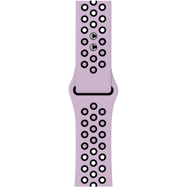 Силиконовый ремешок Fruct Nike Sport Band for Apple Watch 42/44/45/46/49 mm Pink Black - Фото 2 Силиконовый ремешок Fruct Nike Sport Band for Apple Watch 42/44/45/46/49 mm Pink Black - изображение 2