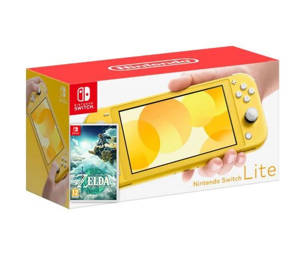 Nintendo Switch Lite Yellow + The Legend of Zelda: Tears of the