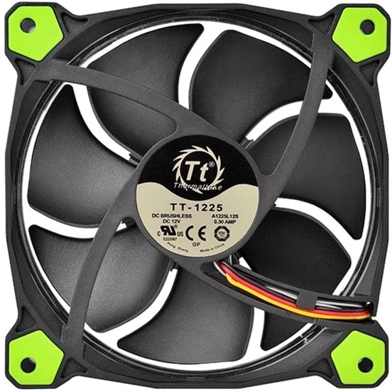 Chłodzenie Thermaltake Riing 14 Green LED (CL-F039-PL14GR-A) - obraz 2