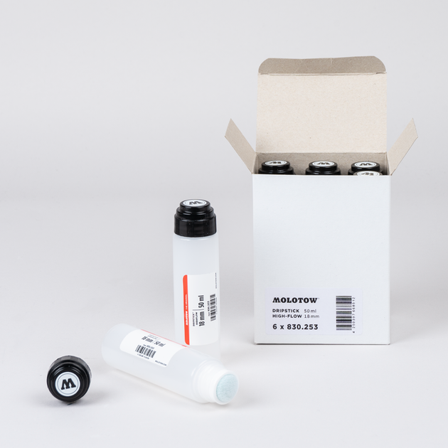 Маркер-сквізер Molotow Dripstick™ DS-М Empty 18 мм (Порожній) - Фото 2 Маркер-сквізер Molotow Dripstick™ DS-М Empty 18 мм (Порожній) - зображення 2