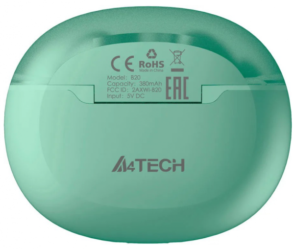 Наушники A4Tech b20 Mint Green - изображение 6