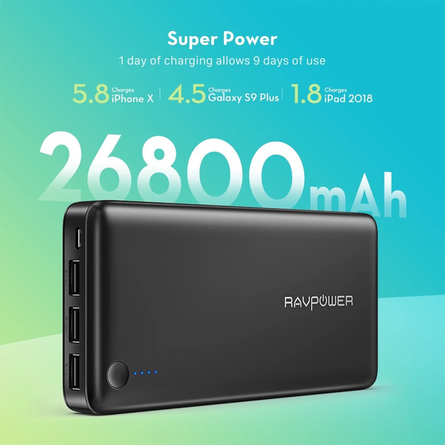 Повербанк/Power bank/УМБ 26800 mAh Yoobao K13 Черный – фото, отзывы ...