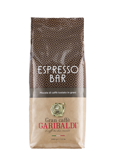 Ящик кави в зернах Garibaldi Espresso Bar 1 кг у ящику 50 шт - зображення 3