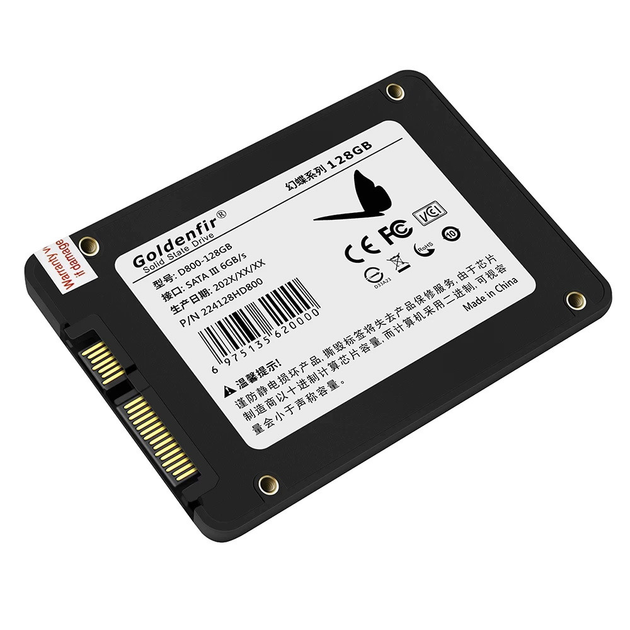 SSD накопитель Goldenfir 120 Gb 2.5 дюйма SATAIII - изображение 4