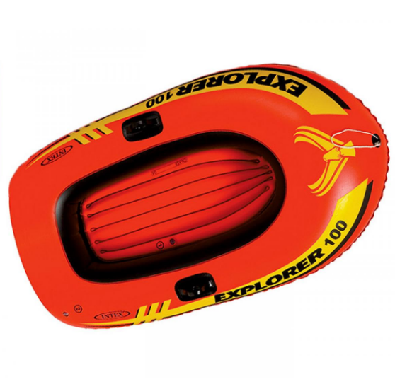 Лодка надувная одноместная Intex 58329 EXPLORER 100 Orange (N003676) - изображение 2