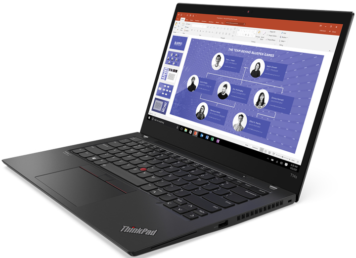 Ноутбук 14" Lenovo ThinkPad T14s Gen 2 AMD Ryzen 5 5650U RAM 16GB SSD 1TB 15год батарея Windows 10 - изображение 4