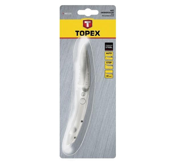 Туристический складной нож с блокировкой Topex 98Z110 80мм/282мм - изображение 2