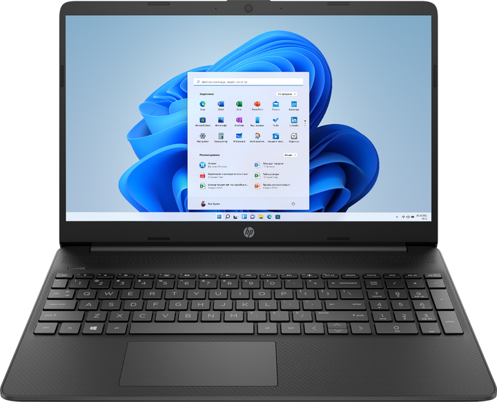 Laptop HP 15s-fq2604nw (4H396EA) Black - obraz 1