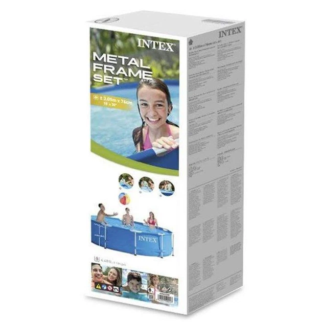 Бассейн каркасный Intex 28200 Metal Frame Pool, круглый, 305 х 76 см - изображение 2