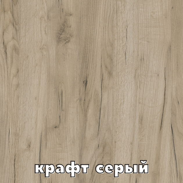 Шкаф-купе двухдверный угловой Алекса 100*100*220 см Дуб крафт серый ДСП + Зеркало Угол-1 - изображение 3