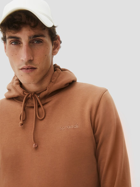 Худі чоловіче Sprandi AW21-BJM016 M Dark beige (5904248038861) - зображення 5