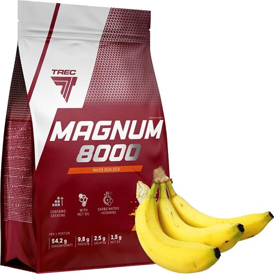 Gainer Trec Nutrition MAGNUM 8000 5450 g Banan (5901828349126) - obraz 1
