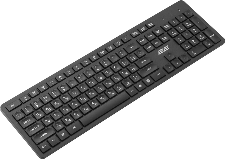 Клавіатура бездротова 2E KS260 WL Black (2E-KS260WB) - зображення 3