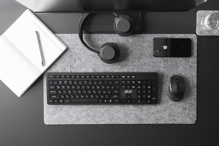 Клавіатура бездротова 2E KS260 WL Black (2E-KS260WB) - зображення 6