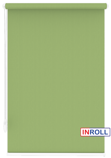 Ролета тканевая INROLL Есо-Mini 55х185 см Camila Светло-зеленый A622 - Фото 1 Ролета тканевая INROLL Есо-Mini 55х185 см Camila Светло-зеленый A622 - изображение 1