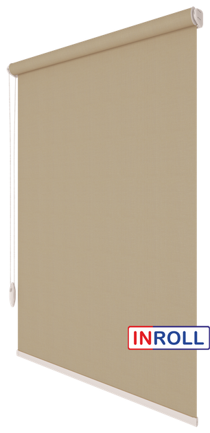 Ролета тканевая INROLL Есо-Mini 72,5х185 см Camila Латте A650 - Фото 2 Ролета тканевая INROLL Есо-Mini 72,5х185 см Camila Латте A650 - изображение 2