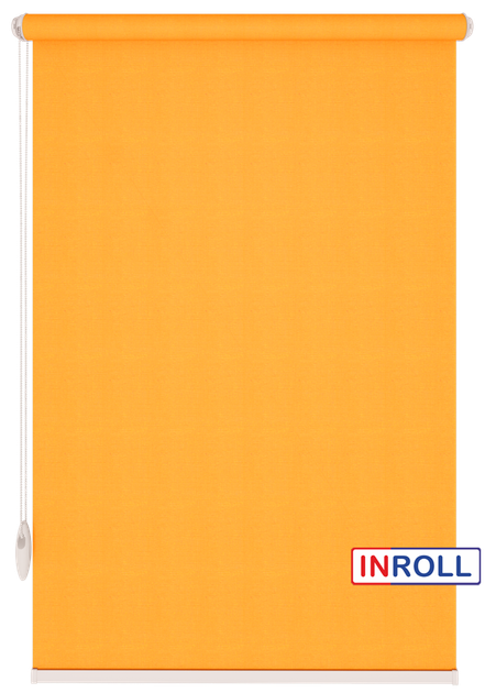Ролета тканевая INROLL Есо-Mini 90х185 см Camila Оранжевый A608 - Фото 1 Ролета тканевая INROLL Есо-Mini 90х185 см Camila Оранжевый A608 - изображение 1