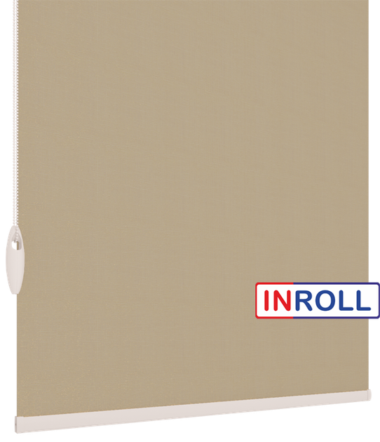 Ролета тканевая INROLL Есо-Mini 72,5х185 см Camila Латте A650 - Фото 4 Ролета тканевая INROLL Есо-Mini 72,5х185 см Camila Латте A650 - изображение 4