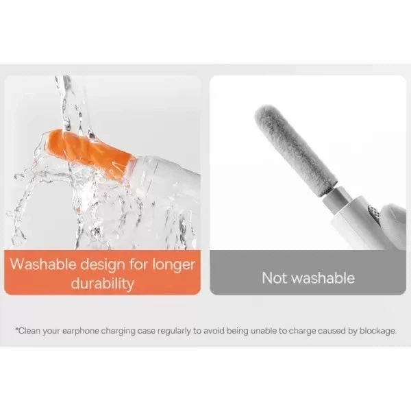 Набор для чистки гаджетов ручка-щетка Baseus Cleaning Brush белый (NGBS000002) - Фото 14 Набор для чистки гаджетов ручка-щетка Baseus Cleaning Brush белый (NGBS000002) - изображение 14