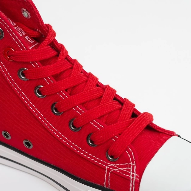 Чоловічі кеди високі Big Star JJ174607-603 40 Червоні (5900714551179) - зображення 7