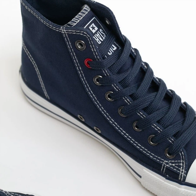 Чоловічі кеди високі Big Star JJ174608-403 42 Сині (5900714551278) - зображення 6
