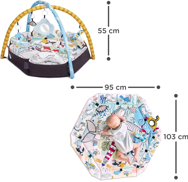 Развивающий коврик Kinderkraft Smartplay Sea (KPSMSE00MUL0000) - изображение 7