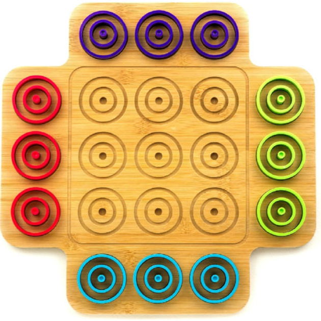 Gra planszowa-puzzle Spin Master Marbles Otrio deluxe (6045064) - obraz 2