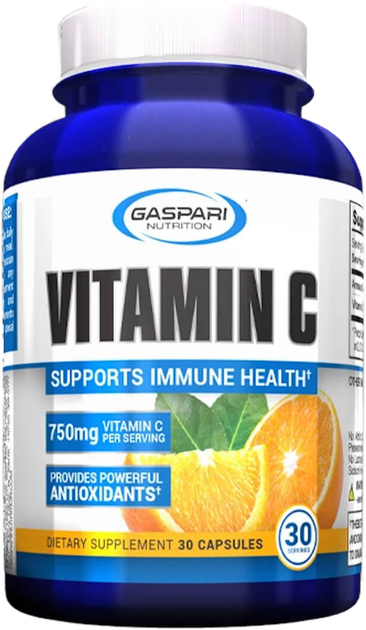 Вітамін С Gaspari Vitamin C 1000 мг 30 капсул (646511027909) - зображення 1