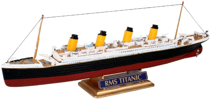 Zestaw modeli luksusowego parowca 1:1200 Revell RMS Titanic (MR-65804) - obraz 1