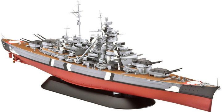 Model Set Лінійний корабель 1:1200 Revell Bismarck (1939-1941 р., Німеччина) (65802) - зображення 1