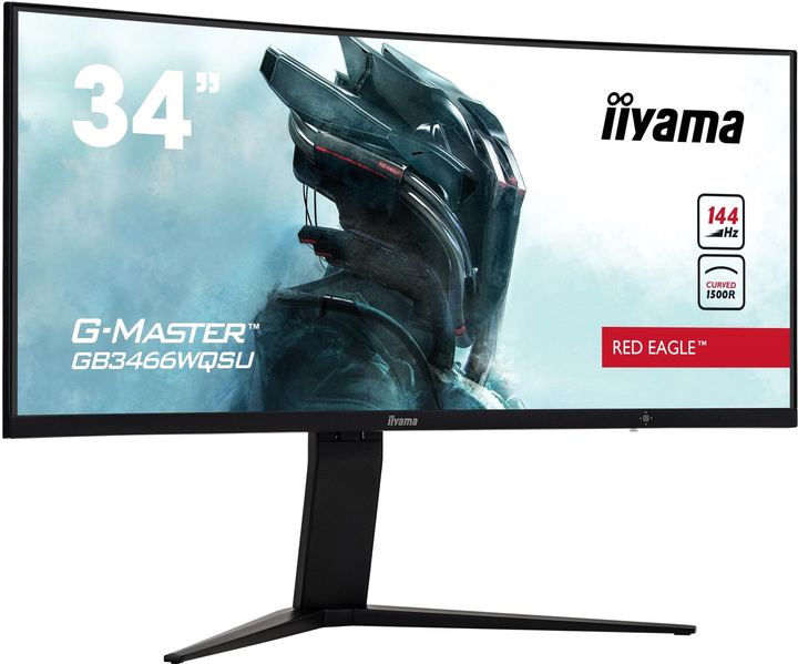 Монітор 34" iiyama G-Master GB3466WQSU-B1 Red Eagle - зображення 2
