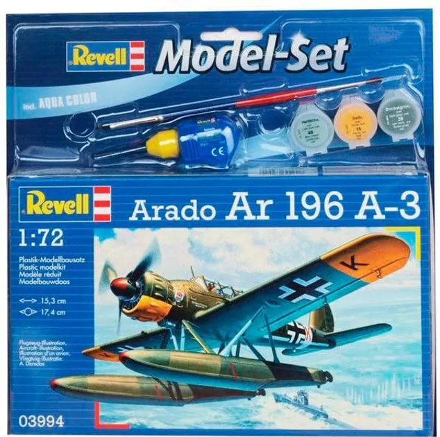 Model samolotu 1:72 Revell Arado 196 A-3 wodnosamolot (MR-63994) - obraz 2