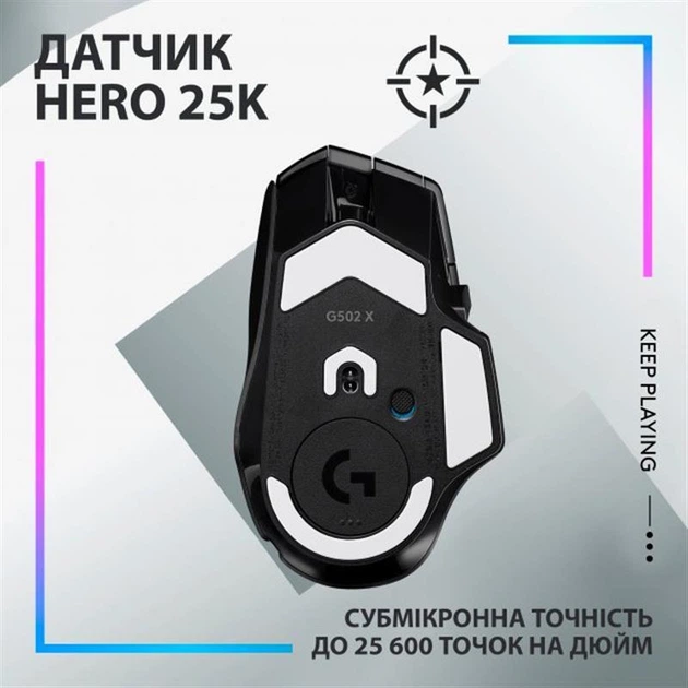 Мышь Logitech G502 X Plus Black (910-006162) – фото, отзывы