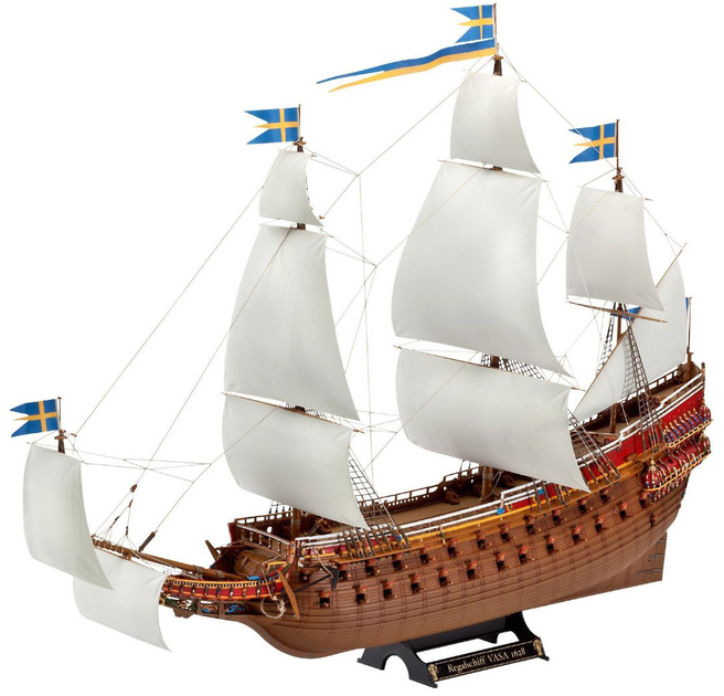 Корабель 1:150 Revell Sailing Ship Vasa (1626-1628 р) (05414) - зображення 2