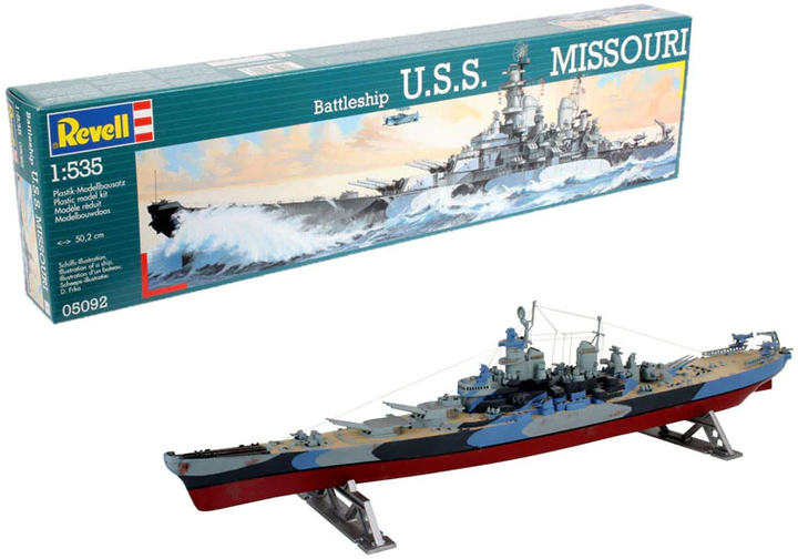 Okręt 1:535 Revell Pancernik USS Missouri (MR-5092) - obraz 2